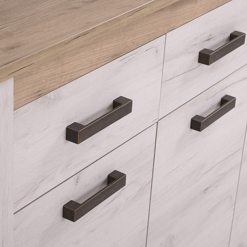FORMA IDEALE 11005748 Κομότα Kent 160 3K3F Grey Oak / White Oak 160 x 36.5 x 98 FORMA IDEALE 11005748 Κομότα Kent 160 3K3F Grey Oak / White Oak 160 x 36.5 x 98
