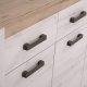 FORMA IDEALE 11005748 Κομότα Kent 160 3K3F Grey Oak / White Oak 160 x 36.5 x 98 FORMA IDEALE 11005748 Κομότα Kent 160 3K3F Grey Oak / White Oak 160 x 36.5 x 98