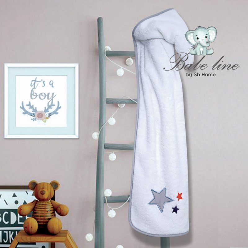SB HOME Κάπα Με Κουκούλα Bebe Bight Star 0024417 SB HOME Κάπα Με Κουκούλα Bebe Bight Star 0024417