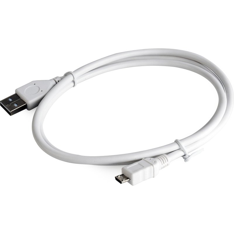 CABLEXPERT CCP-MUSB2-AMBM-W-1M MICRO USB CABLE WHITE COLOR 1M 0038576 CABLEXPERT CCP-MUSB2-AMBM-W-1M MICRO USB CABLE WHITE COLOR 1M 0038576
