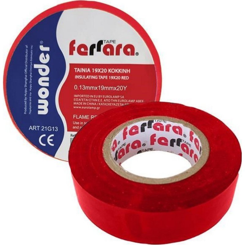 EUROLAMP 147-34002 19x20 Ταινία Κόκκινη 0038626 EUROLAMP 147-34002 19x20 Ταινία Κόκκινη 0038626