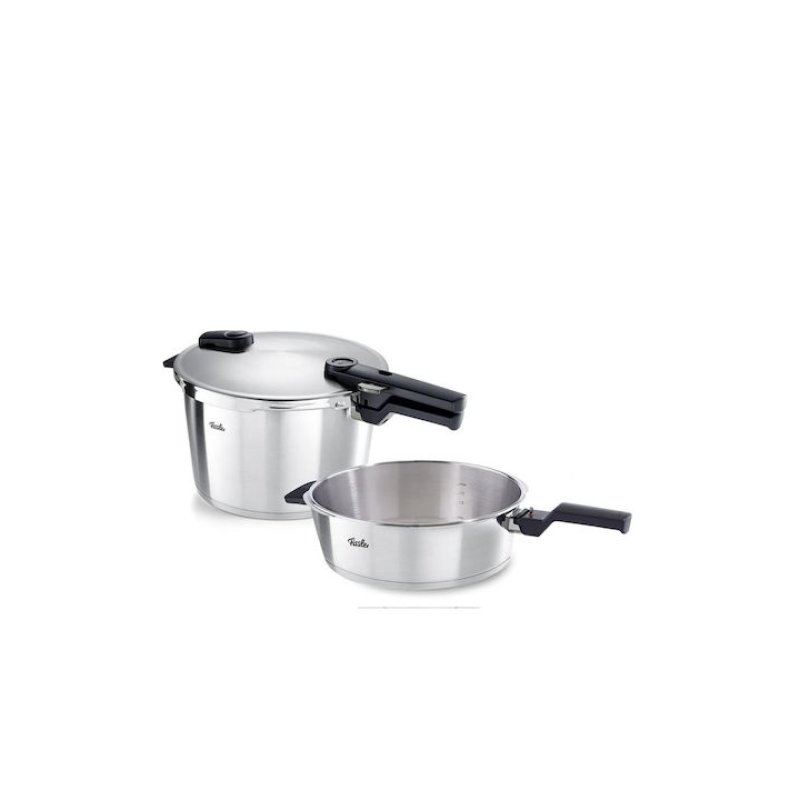 FISSLER VITAQUICK PREMIUM 60281011000 Set Quattro 8lt και 4lt Χύτρες Ταχύτητας με 1 Καπάκι 0038520 FISSLER VITAQUICK PREMIUM 60281011000 Set Quattro 8lt και 4lt Χύτρες Ταχύτητας με 1 Καπάκι 0038520