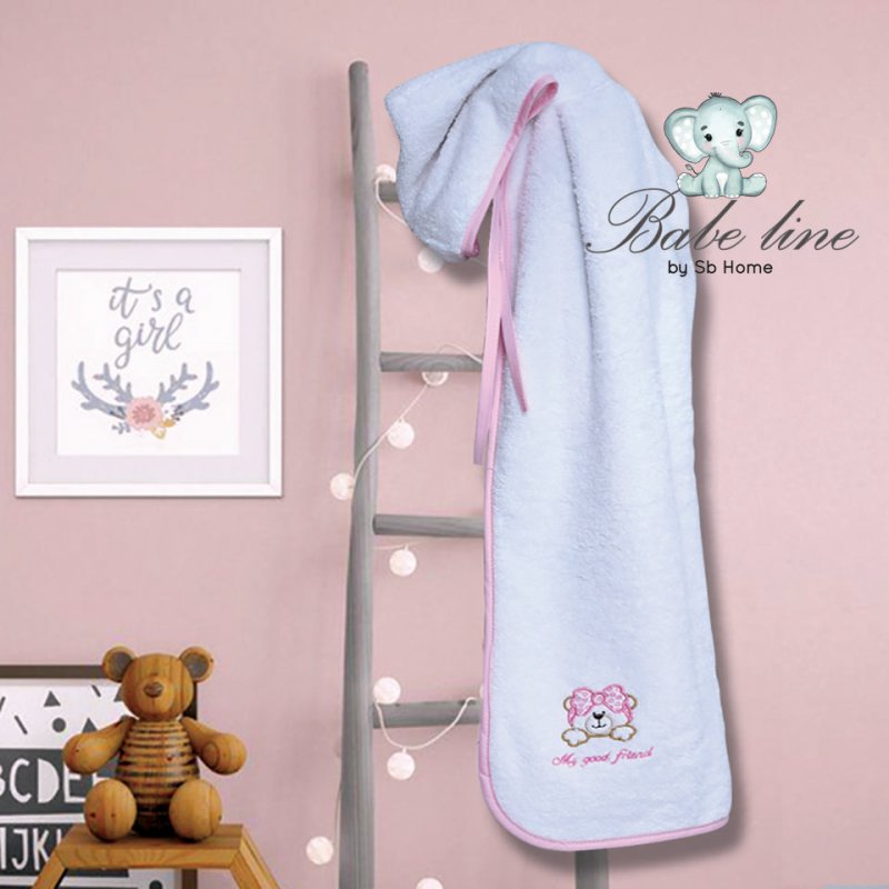 SB HOME Κάπα Με Κουκούλα Babe My Good Friend 0024415 SB HOME Κάπα Με Κουκούλα Babe My Good Friend 0024415