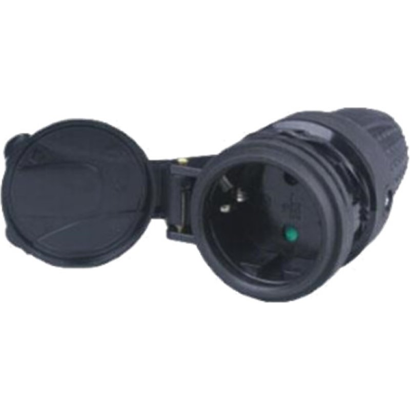 EUROLAMP 147-10033 Φις Σουκο Θηλυκό Καουτσουκ IP44 16Α 220-240V Με Παιδική Προστασία 0018866 EUROLAMP 147-10033 Φις Σουκο Θηλυκό Καουτσουκ IP44 16Α 220-240V Με Παιδική Προστασία 0018866