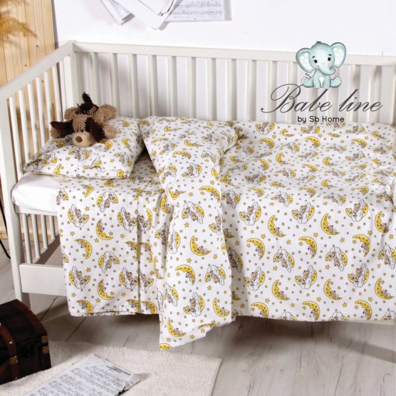 SB HOME Σετ Σεντόνια Κούνιας Εμπριμέ Baby Rori 120χ160εκ. 0024393 SB HOME Σετ Σεντόνια Κούνιας Εμπριμέ Baby Rori 120χ160εκ. 0024393