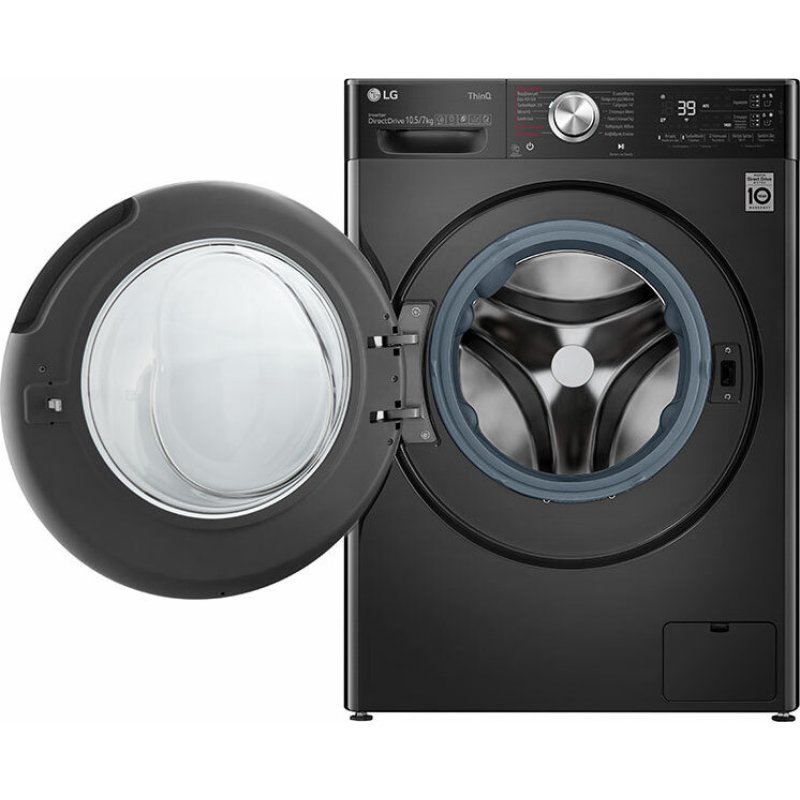 LG F4DV910H2SA Πλυντήριο-Στεγνωτήριο Ρούχων 10.5kg/7kg Ατμού 1400 Στροφές με Wi-Fi 0033069 LG F4DV910H2SA Πλυντήριο-Στεγνωτήριο Ρούχων 10.5kg/7kg Ατμού 1400 Στροφές με Wi-Fi 0033069