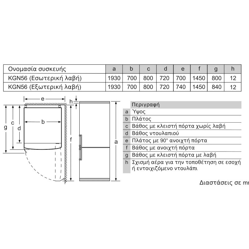 PITSOS PKNB56XLEP Ψυγειοκαταψύκτης 508lt Total NoFrost Υ193xΠ70xΒ80εκ. Inox 0033133 PITSOS PKNB56XLEP Ψυγειοκαταψύκτης 508lt Total NoFrost Υ193xΠ70xΒ80εκ. Inox 0033133