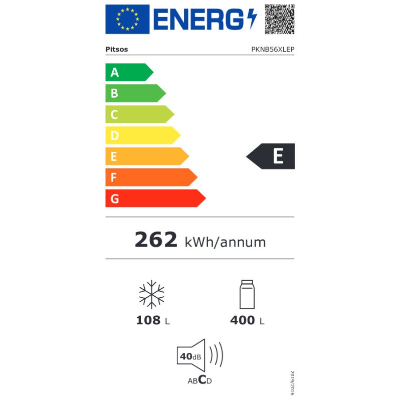 PITSOS PKNB56XLEP Ψυγειοκαταψύκτης 508lt Total NoFrost Υ193xΠ70xΒ80εκ. Inox 0033133 PITSOS PKNB56XLEP Ψυγειοκαταψύκτης 508lt Total NoFrost Υ193xΠ70xΒ80εκ. Inox 0033133