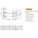 FOCUS MOUNT SMS11-11AT Βάση Τηλεόρασης Τοίχου με Βραχίονα έως 30
