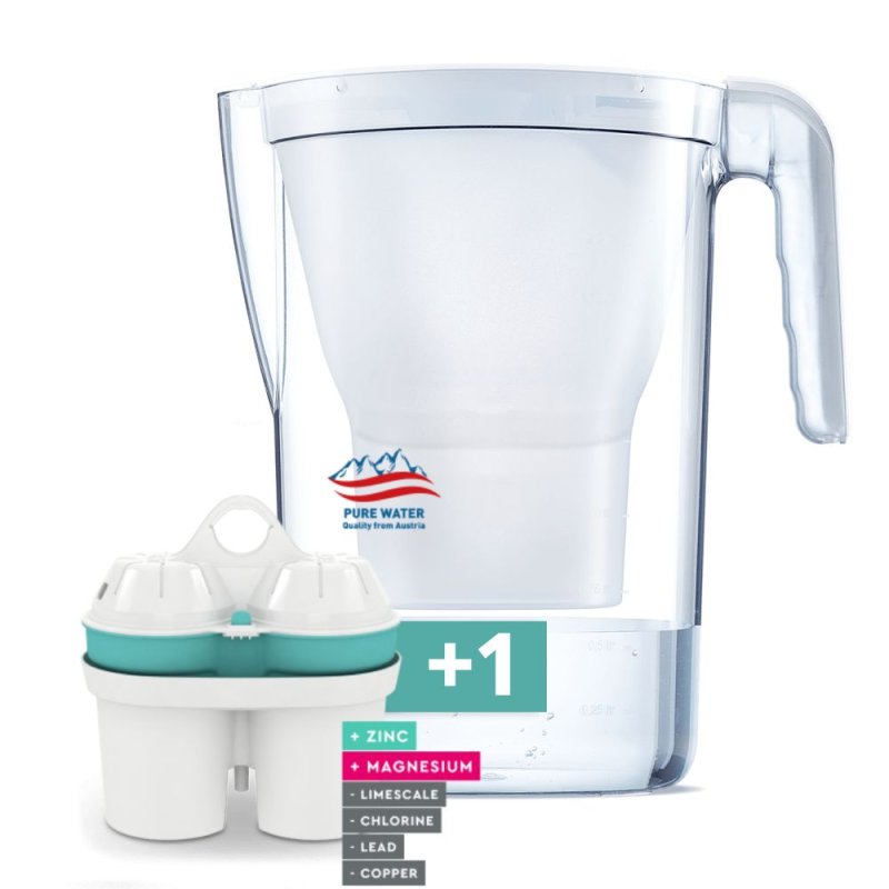 BWT VIDA Κανάτα Φιλτραρίσματος Νερού White 2.6L με Ηλεκτρονική Ένδειξη + 1 Φίλτρο Zinc+ Εμπλουτισμένο με Μαγνήσιο Και Ψευδάργυρο (Made in Austria) 0035425 BWT VIDA Κανάτα Φιλτραρίσματος Νερού White 2.6L με Ηλεκτρονική Ένδειξη + 1 Φίλτρο Zinc+ Εμπλουτισμένο με Μαγνήσιο Και Ψευδάργυρο (Made in Austria) 0035425