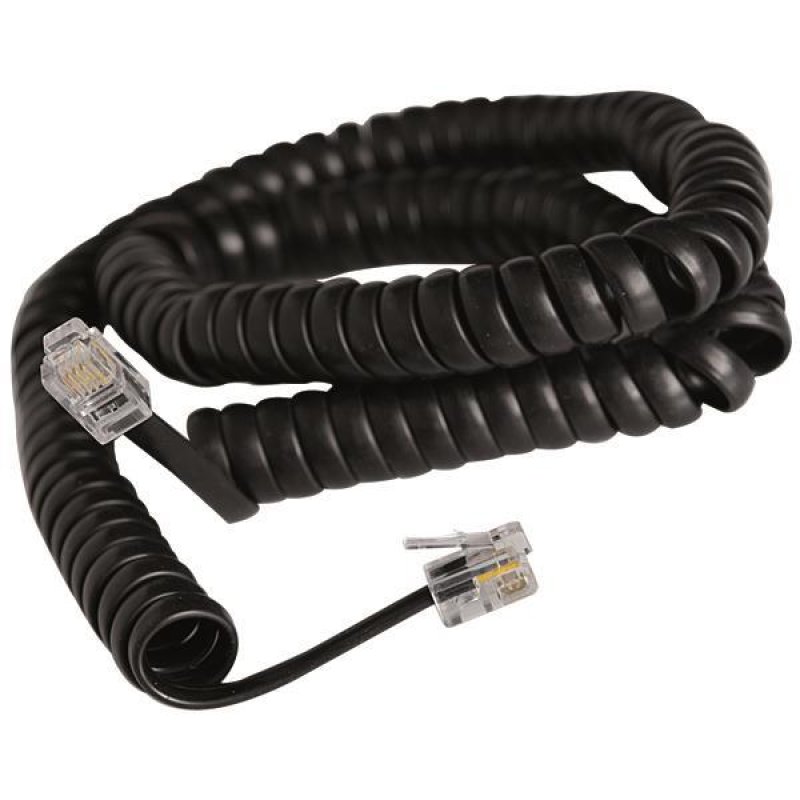 EUROLAMP 147-10066 Σπιράλ Τηλεφώνου A.T. Μαύρο 2m 4P4C Rj11 0036532 EUROLAMP 147-10066 Σπιράλ Τηλεφώνου A.T. Μαύρο 2m 4P4C Rj11 0036532