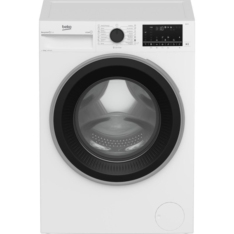 BEKO B3WFT5124111W Πλυντήριο Ρούχων με Λειτουργία Ατμού 12kg - 84x60x58εκ. 0037530 BEKO B3WFT5124111W Πλυντήριο Ρούχων με Λειτουργία Ατμού 12kg - 84x60x58εκ. 0037530