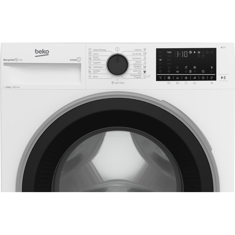 BEKO B3WFT5124111W Πλυντήριο Ρούχων με Λειτουργία Ατμού 12kg - 84x60x58εκ. 0037530 BEKO B3WFT5124111W Πλυντήριο Ρούχων με Λειτουργία Ατμού 12kg - 84x60x58εκ. 0037530