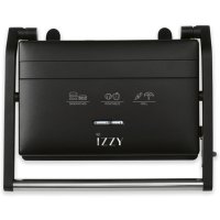 IZZY IZ-2020 ARIA Τοστιέρα για 2 Τοστ 1300W Μαύρη 0038257