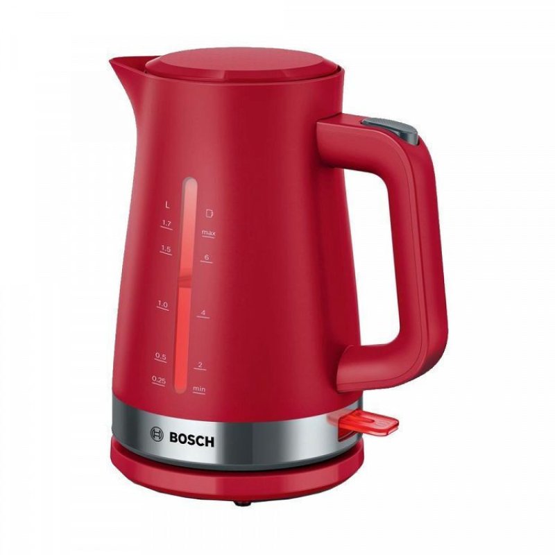 BOSCH TWK4M224 Βραστήρας 1.7lt 2400W Κόκκινος 0038324 BOSCH TWK4M224 Βραστήρας 1.7lt 2400W Κόκκινος 0038324