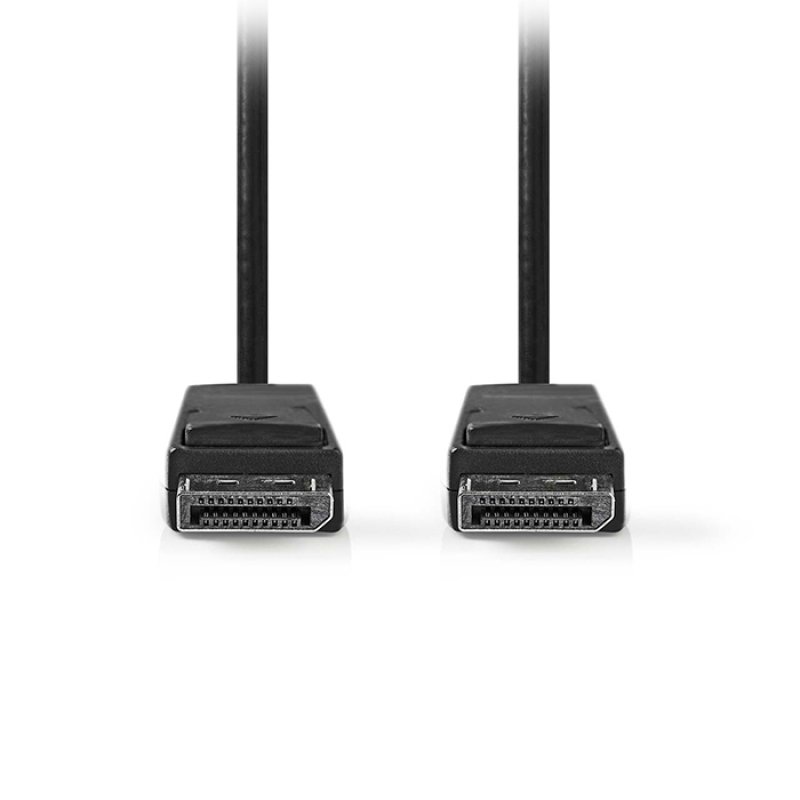 NEDIS CCGL37010BK20 Καλώδιο DisplayPort αρσ. - DisplayPort αρσ., 2.00m, σε μαύρο χρώμα 0038326