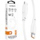 LAMTECH LAM113126 CHARGE AND DATA CABLE TYPE-C TO TYPE-C 60W 1M WHITE 0038432