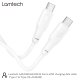 LAMTECH LAM113126 CHARGE AND DATA CABLE TYPE-C TO TYPE-C 60W 1M WHITE 0038432