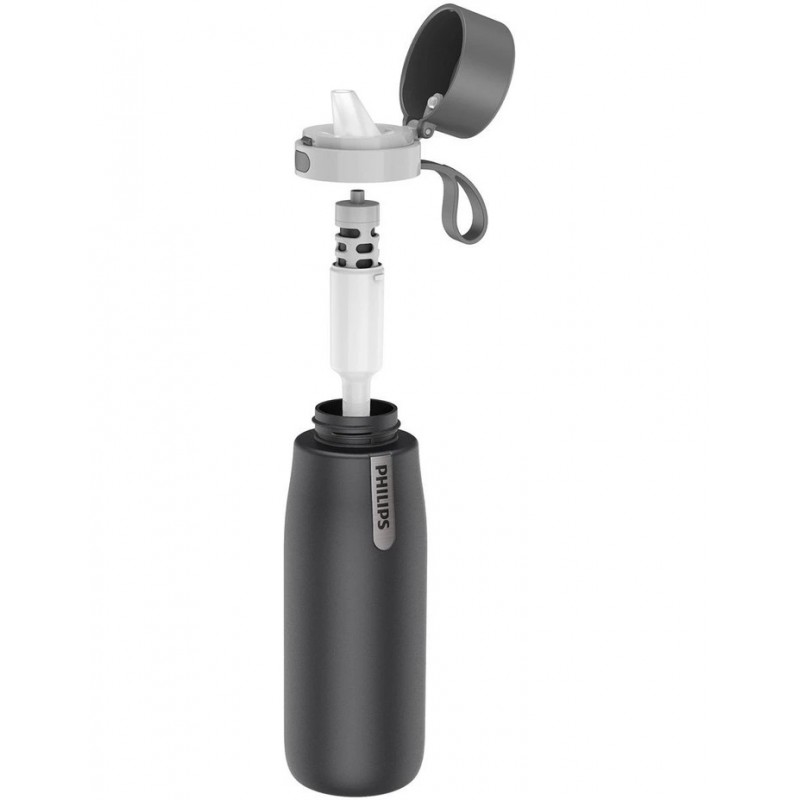PHILIPS AWP2771GRR/24 Θερμός Παγούρι Φιλτραρίσματος Νερού Μαύρο 0038785 PHILIPS AWP2771GRR/24 Θερμός Παγούρι Φιλτραρίσματος Νερού Μαύρο 0038785