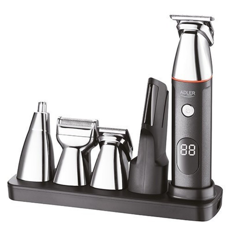ADLER AD-2946 Σετ Επαναφορτιζόμενης Κουρευτικής Μηχανής Γκρι 0038951 ADLER AD-2946 Σετ Επαναφορτιζόμενης Κουρευτικής Μηχανής Γκρι 0038951