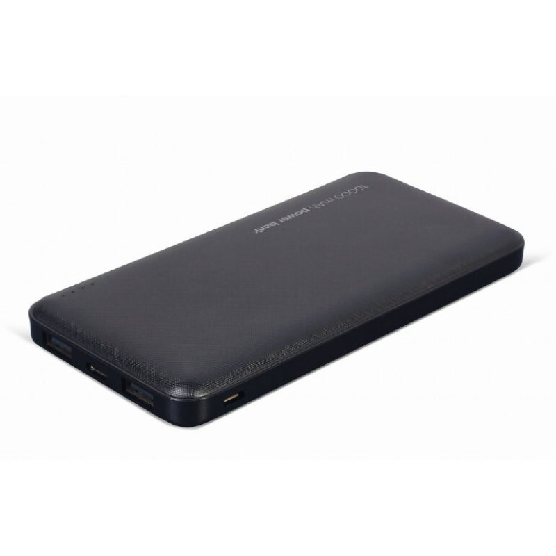 GEMBIRD PB10-02 PowerBank 10000mAh με 2 Θύρες USB-A Μαύρο 0039128 GEMBIRD PB10-02 PowerBank 10000mAh με 2 Θύρες USB-A Μαύρο 0039128