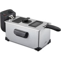 LIFE Friteza DFR-100 Φριτέζα Λαδιού με Αποσπώμενο Κάδο 3lt Ασημί 0039158