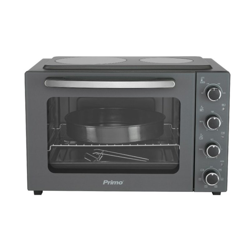 PRIMO PREO-40456NS Φουρνάκι Με 2 Κεραμικές Εστίες 50L Με Αέρα & Υάλινη Πρόσοψη Ανθρακί 0039272 PRIMO PREO-40456NS Φουρνάκι Με 2 Κεραμικές Εστίες 50L Με Αέρα & Υάλινη Πρόσοψη Ανθρακί 0039272