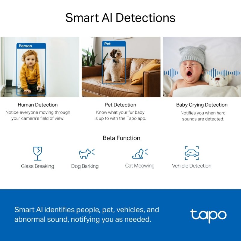 TP-LINK TAPO C220 V1.0 Κάμερα Παρακολούθησης Wi-Fi 4MP Full HD+ με Αμφίδρομη Επικοινωνία 0039364 TP-LINK TAPO C220 V1.0 Κάμερα Παρακολούθησης Wi-Fi 4MP Full HD+ με Αμφίδρομη Επικοινωνία 0039364