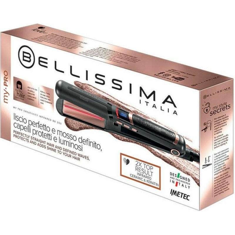 IMETEC Bellissima MyPRO B8 200 Creativity Πρέσα Μαλλιών με Κεραμικές Πλάκες 49W 0039386 IMETEC Bellissima MyPRO B8 200 Creativity Πρέσα Μαλλιών με Κεραμικές Πλάκες 49W 0039386