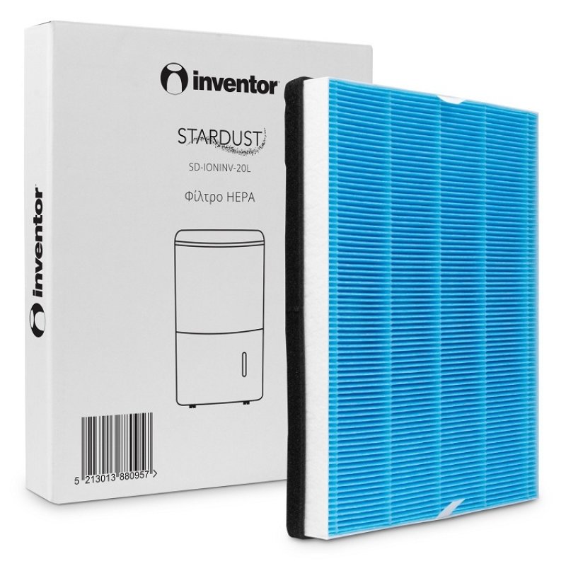 INVENTOR SD-20L-F Φίλτρο HEPA για Αφυγραντήρα / Ιονιστή 0039931 INVENTOR SD-20L-F Φίλτρο HEPA για Αφυγραντήρα / Ιονιστή 0039931