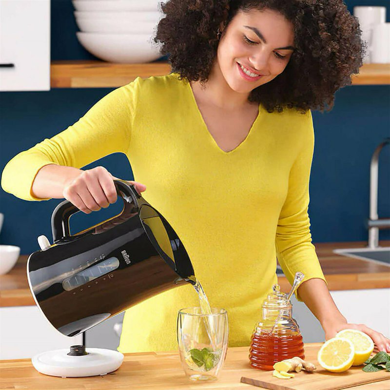 BRAUN WK1100BK Βραστήρας 1.7lt 2200W Μαύρος 0040129 BRAUN WK1100BK Βραστήρας 1.7lt 2200W Μαύρος 0040129