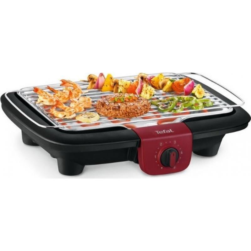 TEFAL BG90E5 BBQ Easygrill Επιτραπέζια Ηλεκτρική Ψησταριά Σχάρας 2300W με Ρυθμιζόμενο Θερμοστάστη 37x23.5εκ. 0040132 TEFAL BG90E5 BBQ Easygrill Επιτραπέζια Ηλεκτρική Ψησταριά Σχάρας 2300W με Ρυθμιζόμενο Θερμοστάστη 37x23.5εκ. 0040132