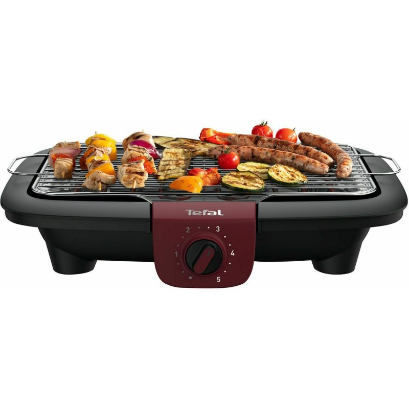 TEFAL BG90E5 BBQ Easygrill Επιτραπέζια Ηλεκτρική Ψησταριά Σχάρας 2300W με Ρυθμιζόμενο Θερμοστάστη 37x23.5εκ. 0040132 TEFAL BG90E5 BBQ Easygrill Επιτραπέζια Ηλεκτρική Ψησταριά Σχάρας 2300W με Ρυθμιζόμενο Θερμοστάστη 37x23.5εκ. 0040132