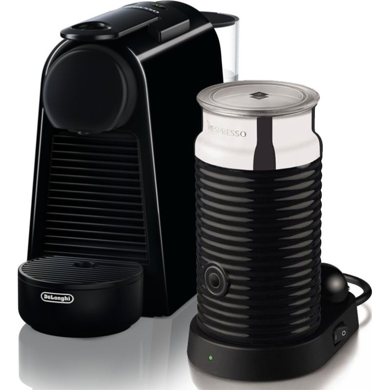 DELONGHI EN85.BAE Essenza Mini Bundle Καφετιέρα για Κάψουλες Nespresso Πίεσης 19bar με Αφρογαλιέρα Black 0040133 DELONGHI EN85.BAE Essenza Mini Bundle Καφετιέρα για Κάψουλες Nespresso Πίεσης 19bar με Αφρογαλιέρα Black 0040133
