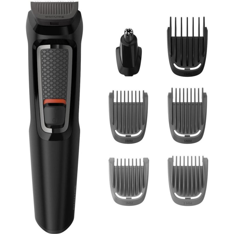 PHILIPS MG3720/15 Multigroom Series 3000 7 in 1 Σετ Επαναφορτιζόμενης Κουρευτικής Μηχανής Μαύρο 0040451 PHILIPS MG3720/15 Multigroom Series 3000 7 in 1 Σετ Επαναφορτιζόμενης Κουρευτικής Μηχανής Μαύρο 0040451