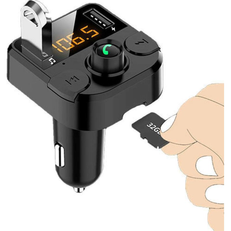 LAMTECH LAM114390 FM Transmitter Αυτοκινήτου με USB / Bluetooth 0040459 LAMTECH LAM114390 FM Transmitter Αυτοκινήτου με USB / Bluetooth 0040459