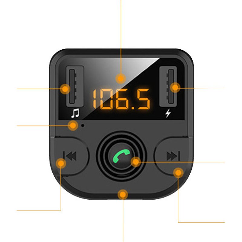 LAMTECH LAM114390 FM Transmitter Αυτοκινήτου με USB / Bluetooth 0040459 LAMTECH LAM114390 FM Transmitter Αυτοκινήτου με USB / Bluetooth 0040459