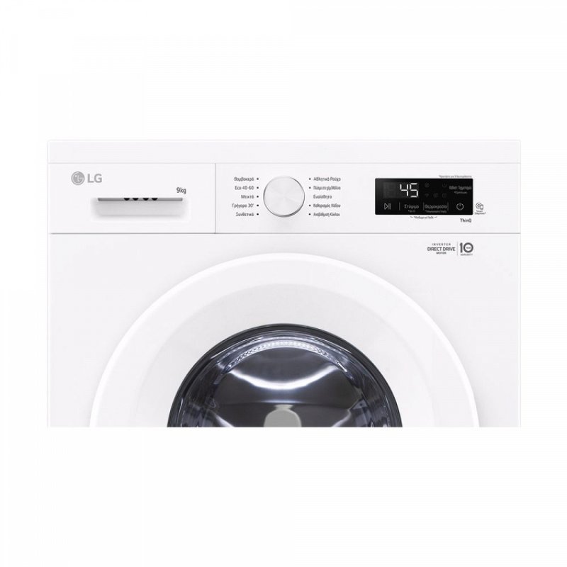 LG F4X1009NWH Πλυντήριο Ρούχων 9kg με Ατμό 1400 Στροφών 0040517 LG F4X1009NWH Πλυντήριο Ρούχων 9kg με Ατμό 1400 Στροφών 0040517