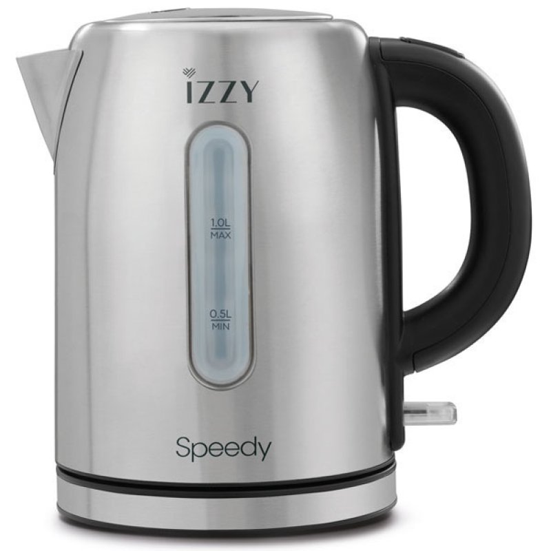 IZZY Speedy IZ-3022 Βραστήρας 1lt 2200W Ασημί 0040572 IZZY Speedy IZ-3022 Βραστήρας 1lt 2200W Ασημί 0040572