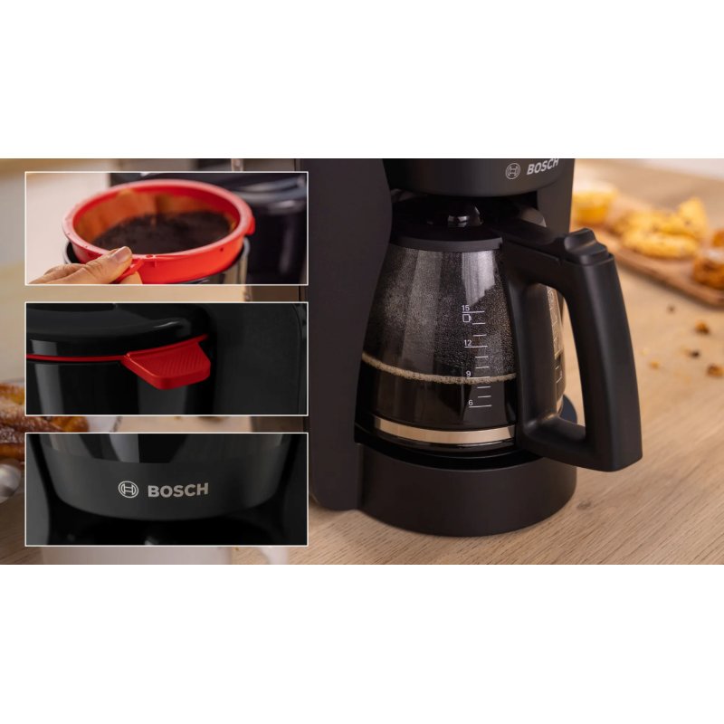 BOSCH TKA3M133 MyMoment Καφετιέρα Φίλτρου 1200W Μαύρο 0040628 BOSCH TKA3M133 MyMoment Καφετιέρα Φίλτρου 1200W Μαύρο 0040628