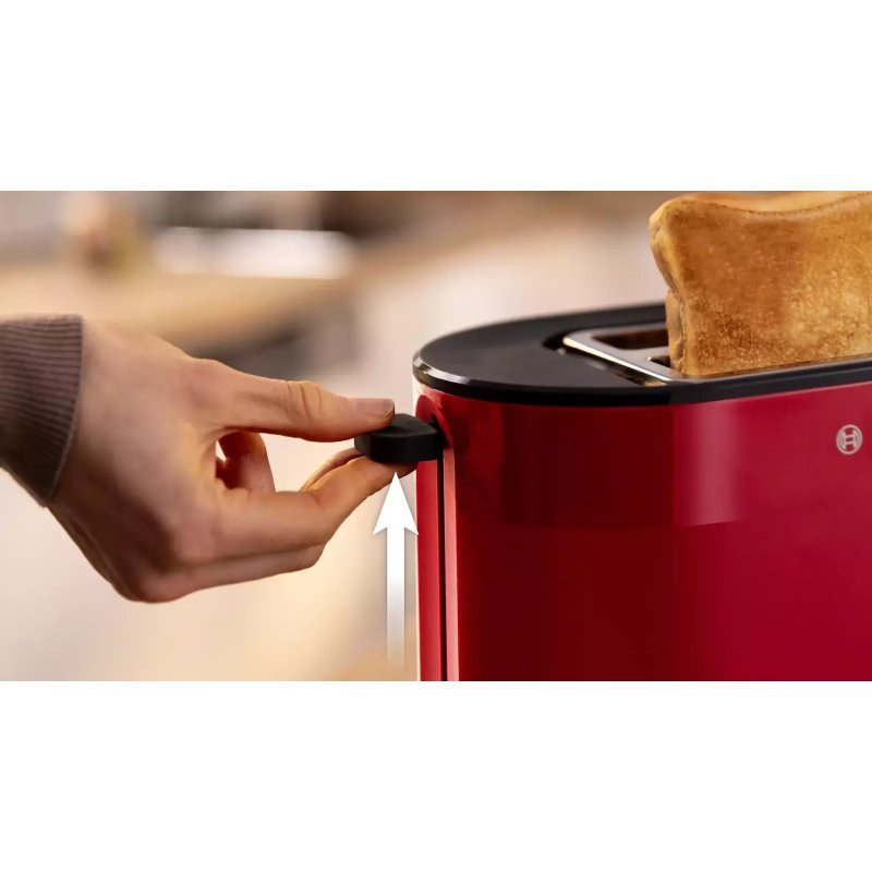 BOSCH TAT2M124 MyMoment Φρυγανιέρα 2 Θέσεων 950W Κόκκινη 0040631