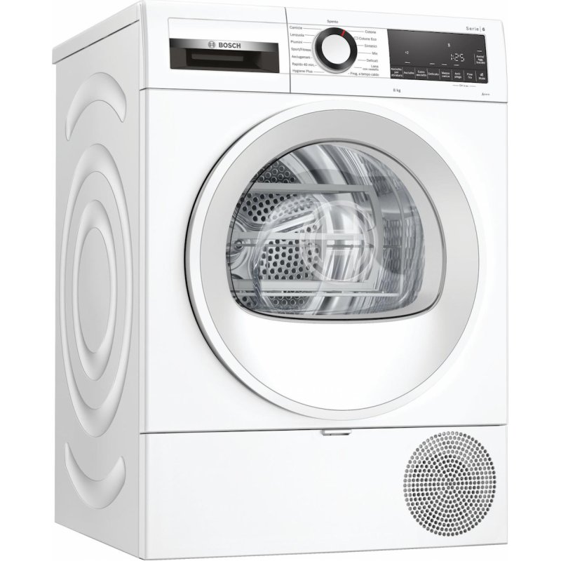 BOSCH WQG233D1IT Στεγνωτήριο 8kg A+++ με Αντλία Θερμότητας 0040781 BOSCH WQG233D1IT Στεγνωτήριο 8kg A+++ με Αντλία Θερμότητας 0040781
