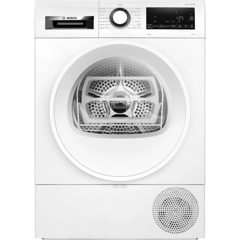 BOSCH WQG233D1IT Στεγνωτήριο 8kg A+++ με Αντλία Θερμότητας 0040781 BOSCH WQG233D1IT Στεγνωτήριο 8kg A+++ με Αντλία Θερμότητας 0040781