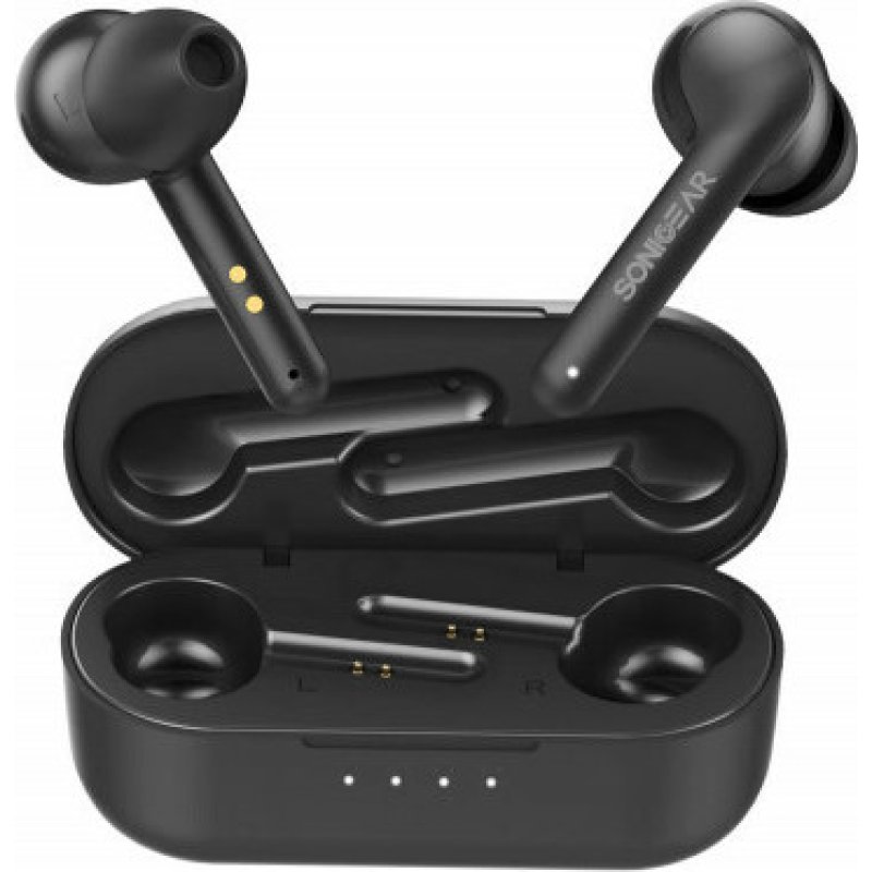 SONIC GEAR TWS 5 Pro In-ear Bluetooth Handsfree Ακουστικά με Θήκη Φόρτισης Μαύρα 0040802 SONIC GEAR TWS 5 Pro In-ear Bluetooth Handsfree Ακουστικά με Θήκη Φόρτισης Μαύρα 0040802