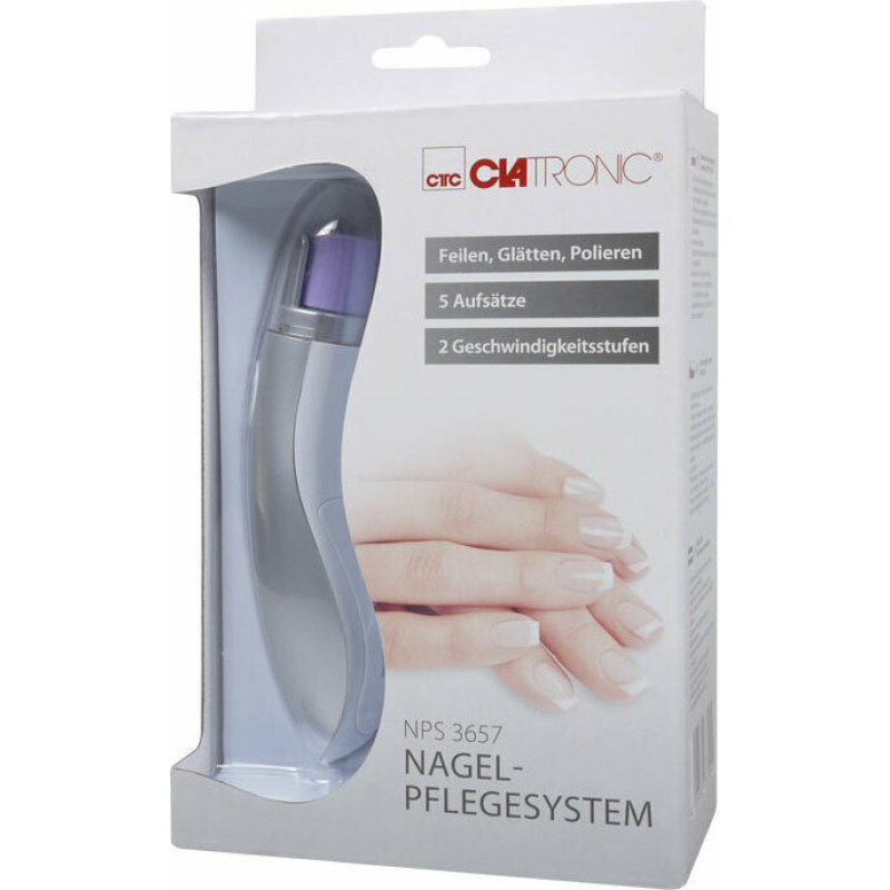 CLATRONIC CL NPS 3657 Τροχός Νυχιών Μπαταρίας σε Ασημί Χρώμα 0040865 CLATRONIC CL NPS 3657 Τροχός Νυχιών Μπαταρίας σε Ασημί Χρώμα 0040865
