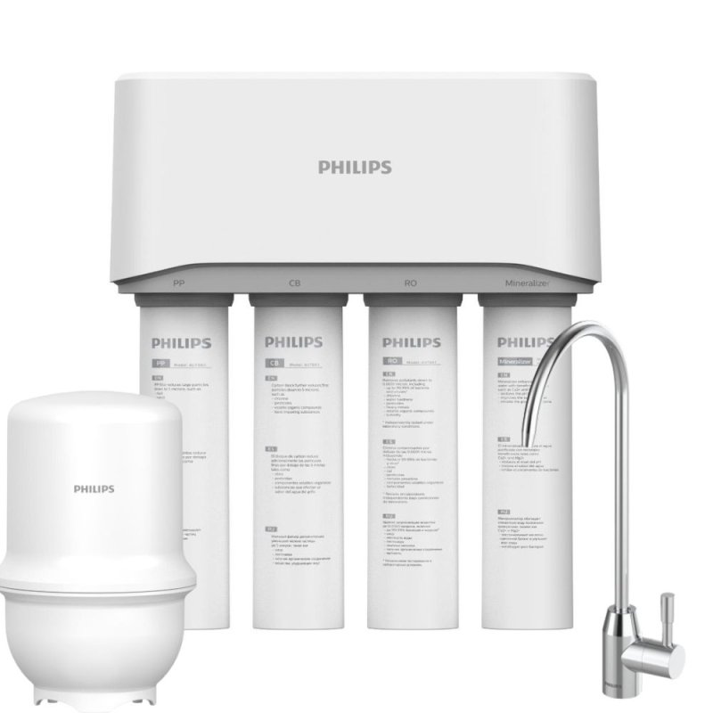PHILIPS AUT3268/10 Σύστημα Φιλτραρίσματος Νερού Aντίστροφης Oσμωσης Κάτω Πάγκου Λευκό 0038771 PHILIPS AUT3268/10 Σύστημα Φιλτραρίσματος Νερού Aντίστροφης Oσμωσης Κάτω Πάγκου Λευκό 0038771