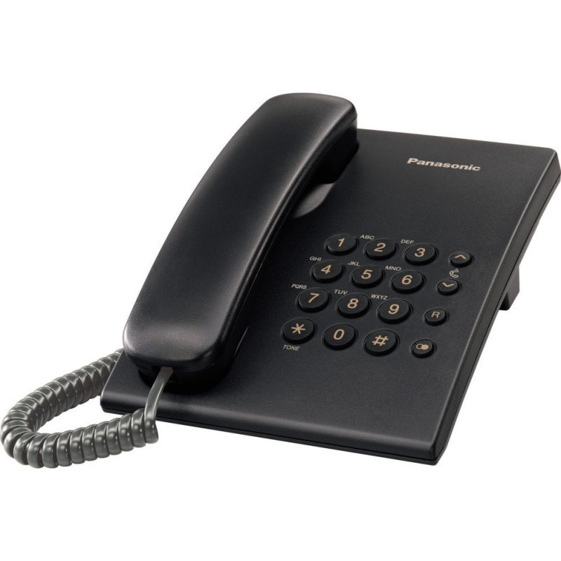 PANASONIC KX-TS500EXB Ενσύρματο Τηλέφωνο Μαύρο 850456 PANASONIC KX-TS500EXB Ενσύρματο Τηλέφωνο Μαύρο 850456