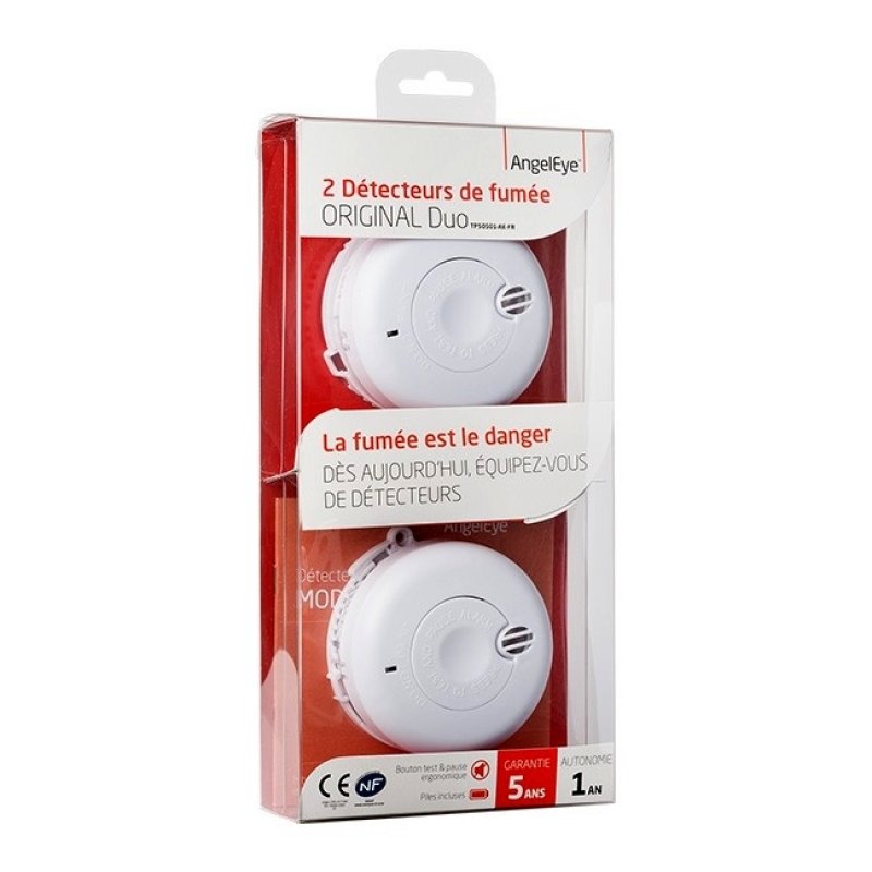 AngelEye (2 TEMAXIA) TPS0501 Ανιχνευτής/Συναγερμός Καπνού Σετ 2 τεμ - 1 Χρόνος Αυτονομίας 0017685 AngelEye (2 TEMAXIA) TPS0501 Ανιχνευτής/Συναγερμός Καπνού Σετ 2 τεμ - 1 Χρόνος Αυτονομίας 0017685