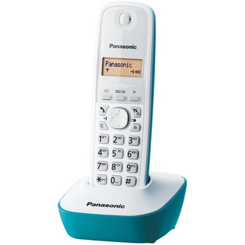 PANASONIC KX-TG1611GRC Ψηφιακό Ασύρματο Τηλέφωνο Τιρκουάζ 230088 PANASONIC KX-TG1611GRC Ψηφιακό Ασύρματο Τηλέφωνο Τιρκουάζ 230088