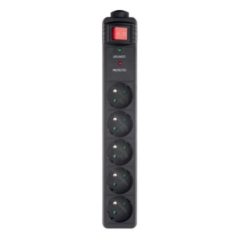 ENERGENIE SPG5C5 Πολύπριζο με Προστασία 5 Θέσεων μαύρο 0005196 ENERGENIE SPG5C5 Πολύπριζο με Προστασία 5 Θέσεων μαύρο 0005196